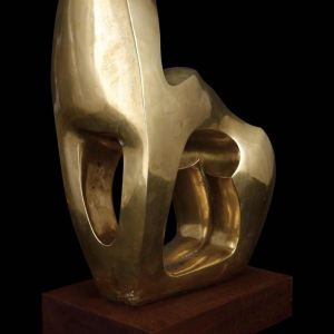 Jannu 'Abstract naakt' hedendaagse bronzen sculptuur