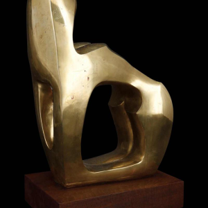 Jannu 'Abstract naakt' hedendaagse bronzen sculptuur