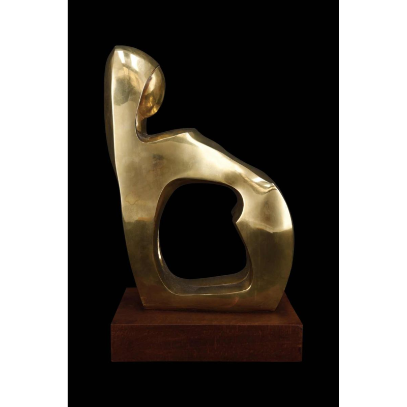 Jannu 'Abstract naakt' hedendaagse bronzen sculptuur