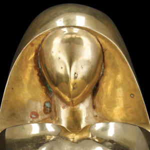 Jannu 'Nue abstraite' sculpture contemporaine en cuivre