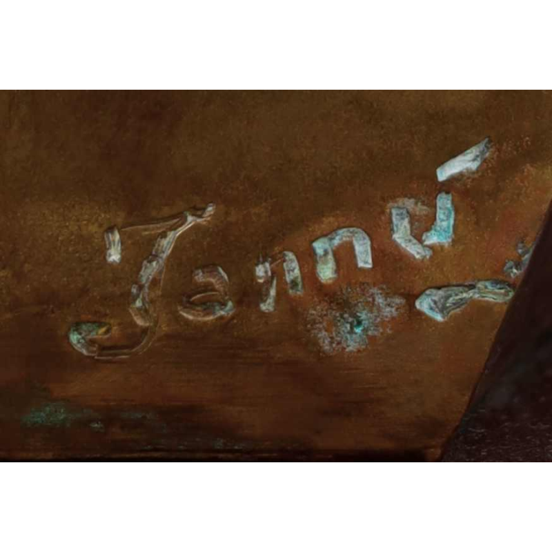 Jannu 'Abstract naakt' hedendaagse bronzen sculptuur