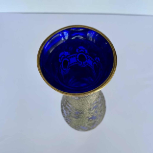 Val-Saint-Lambert, electroplated vase, monogrammed VSL in the decoration