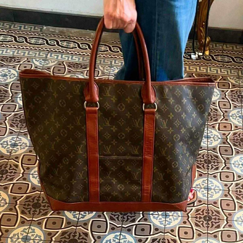 LOUIS VUITTON - grand sac cabas week-end LOUIS VUITTON - grand sac cabas week-end