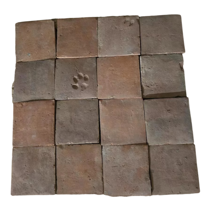 Old 19th century floor tiles - 68m² Old 19th century floor tiles - 68m²