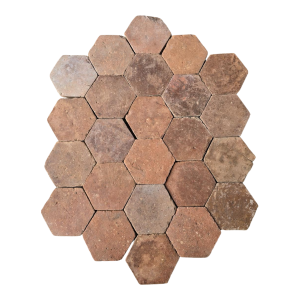 Antieke terracotta tegels uit de 18e eeuw - 22 m²