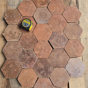 Antique 18th-century terracotta tiles - 22 m²