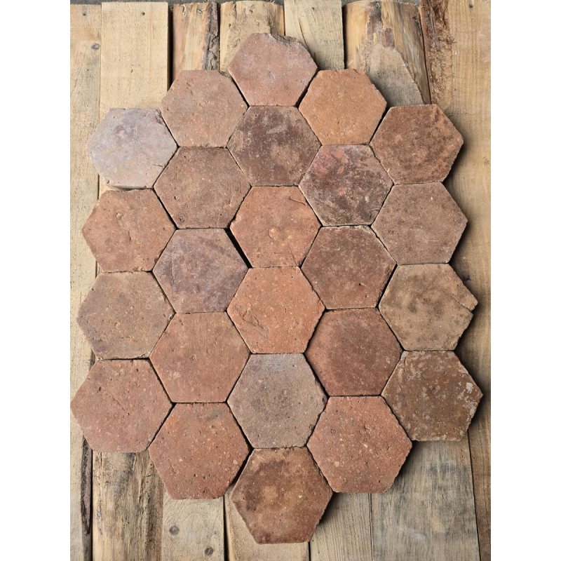 Antique 18th-century terracotta tiles - 22 m²