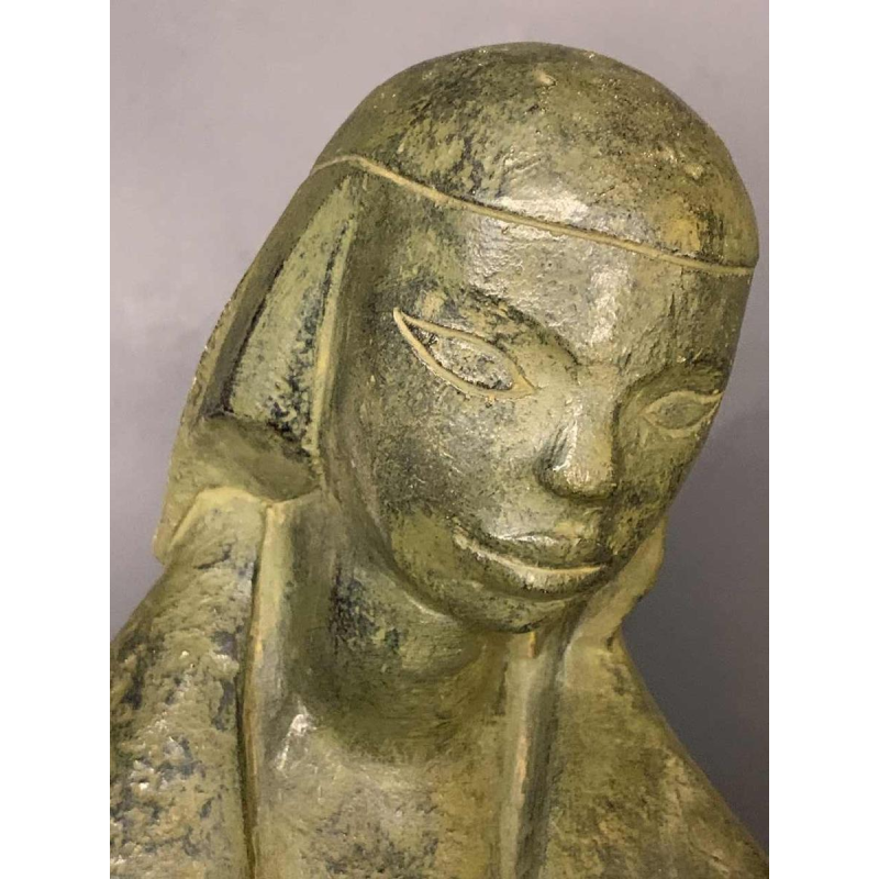 PAUL BAEKE 'Maternity' Woman & Child, modernistische sculptuur, 1958