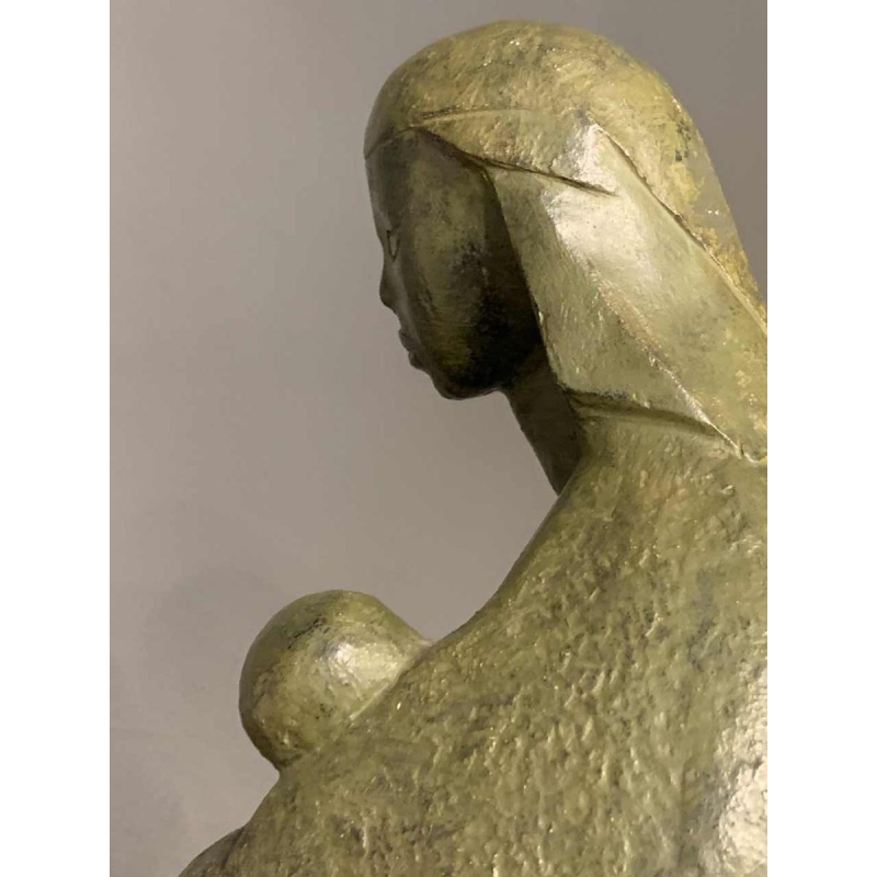 PAUL BAEKE 'Maternity' Woman & Child, Modernist sculpture, 1958