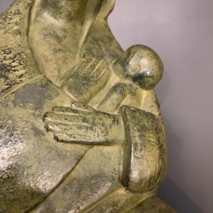 PAUL BAEKE 'Maternity' Woman & Child, Modernist sculpture, 1958