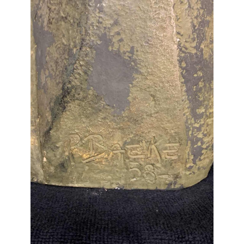 PAUL BAEKE ' Maternité ' Femme & Enfant, Sculpture moderniste, 1958