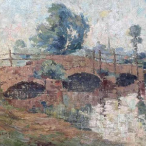 Camille BARTHELEMY « Pont de pierre en Ardennes »