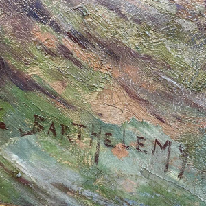 Camille BARTHELEMY « Pont de pierre en Ardennes »