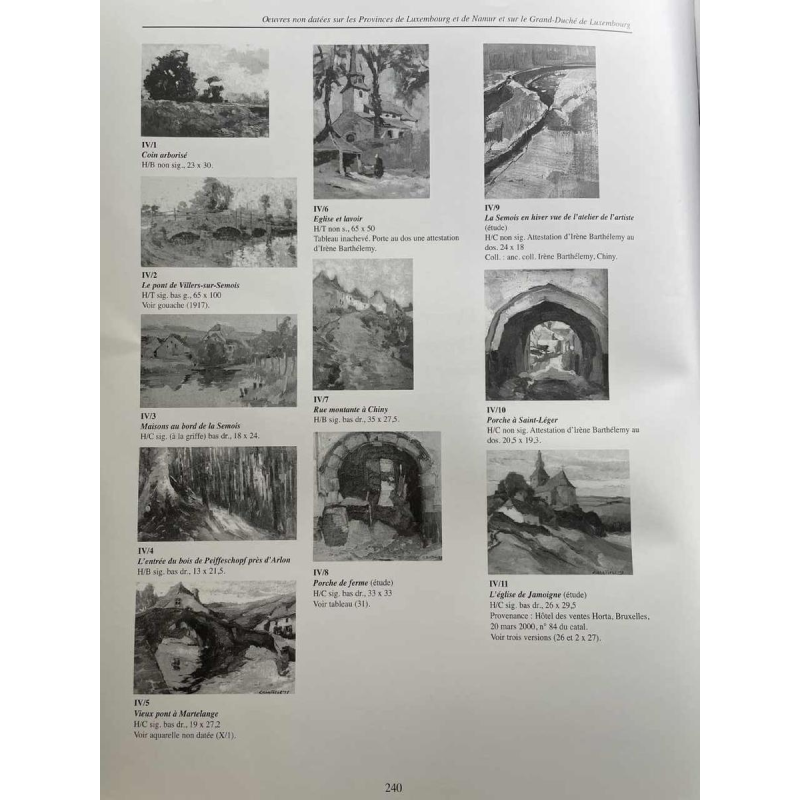 Camille BARTHELEMY « Pont de pierre en Ardennes »