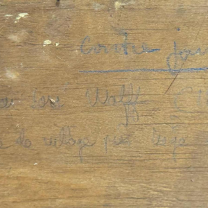 José WOLFF “Dorp bij Luik” impressionistisch schilderij olieverf op paneel, 20ste eeuw