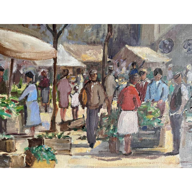 RÉSERVÉ: Pol Duruisseau « Namur, le marché Place Marché aux légumes »