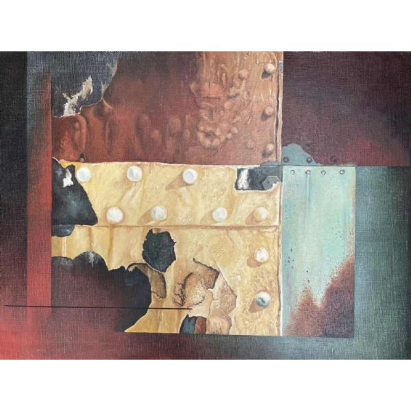 Hermann FRA to be identified dated 1986 hst 60x90 cm