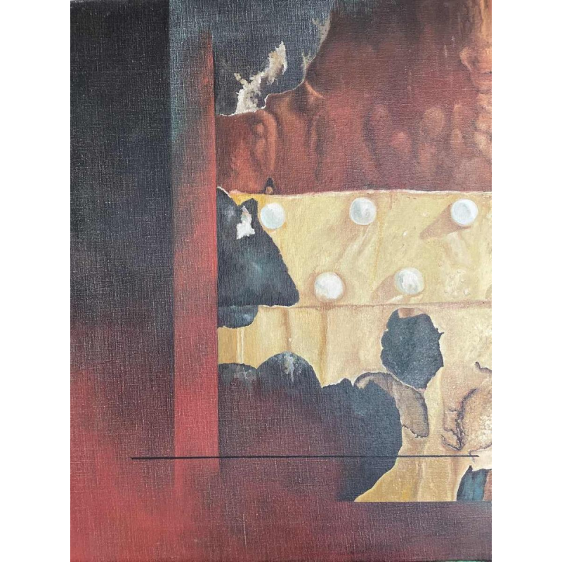 Hermann FRA
 te identificeren gedateerd 1986 hst 60x90 cm Hermann FRA
 te identificeren gedateerd 1986 hst 60x90 cm