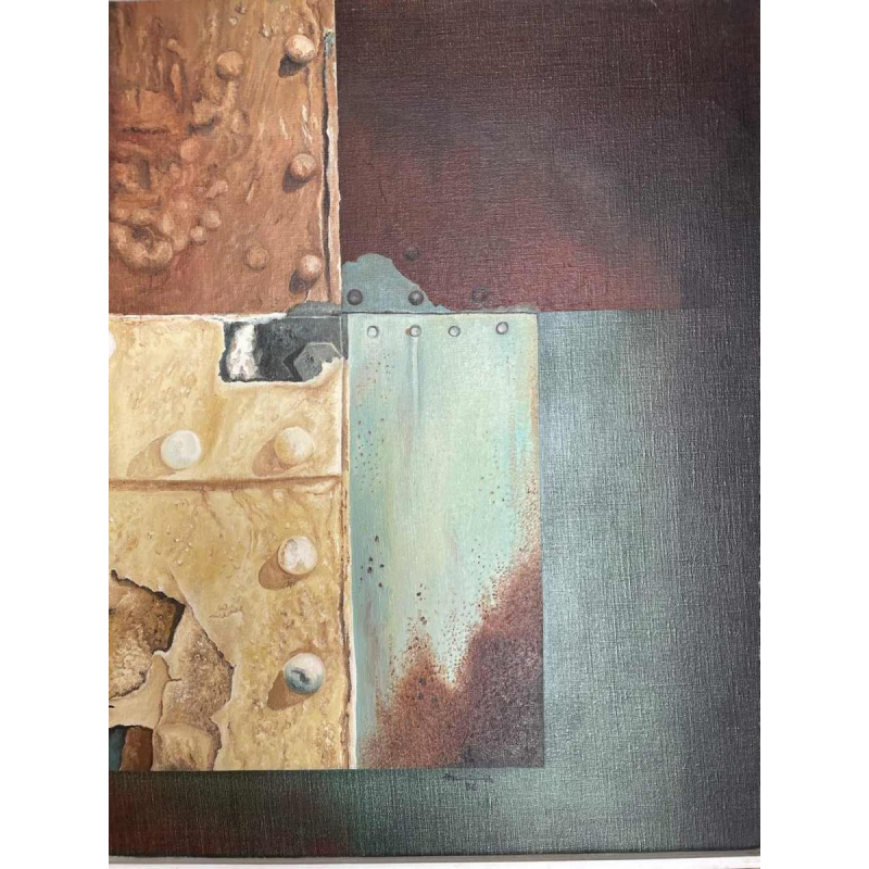 Hermann FRA
 te identificeren gedateerd 1986 hst 60x90 cm Hermann FRA
 te identificeren gedateerd 1986 hst 60x90 cm