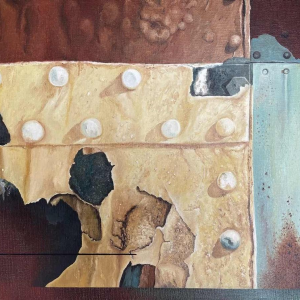 Hermann FRA
 te identificeren gedateerd 1986 hst 60x90 cm Hermann FRA
 te identificeren gedateerd 1986 hst 60x90 cm