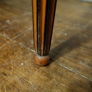 Art Deco ovale bijzettafel, ingelegd ster, Stijl Sue & Mare Circa 1920