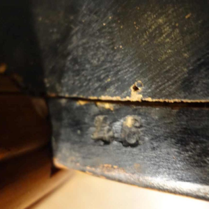 Table d'appoint ovale Art Déco marquetée en étoile, Style Sue & Mare, circa 1920