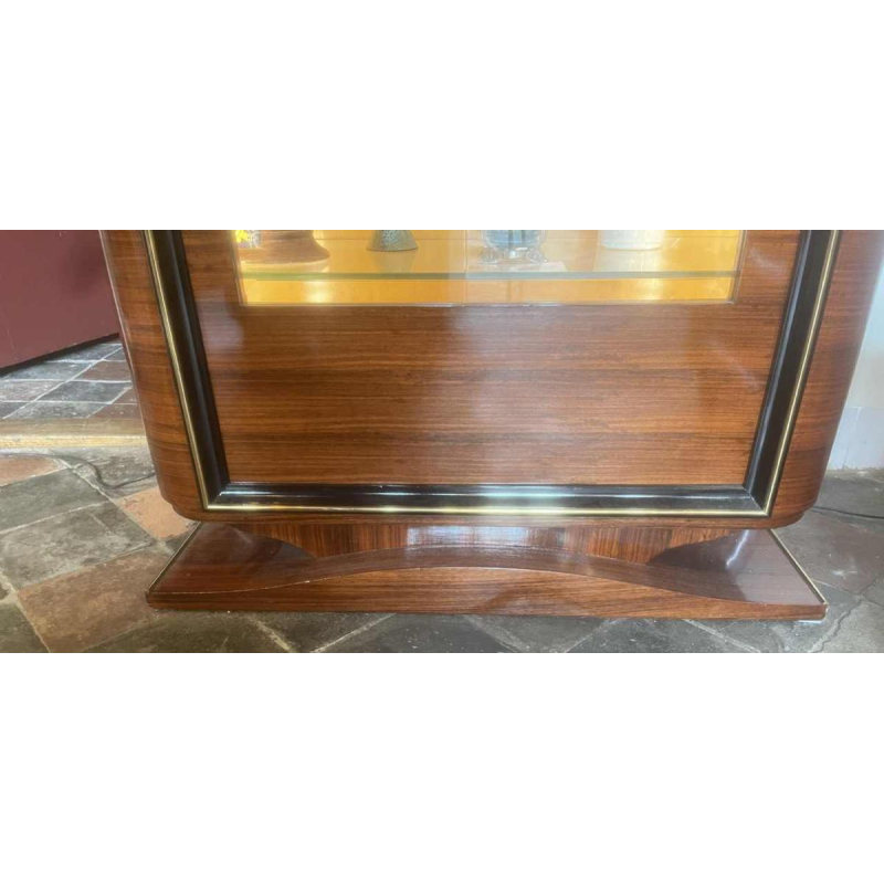 Art Deco display cabinet/bookcase in rosewood, ca 1930