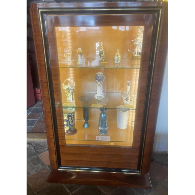 Vitrine / bibliothèque Art Déco en palissandre, ca 1930