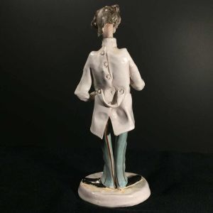 Sculpture italienne représentant médecin, gynécologue obstétricien pédiatre 1970