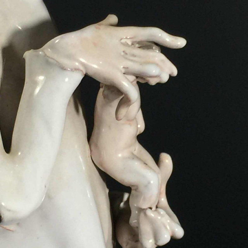 Sculpture italienne représentant médecin, gynécologue obstétricien pédiatre 1970