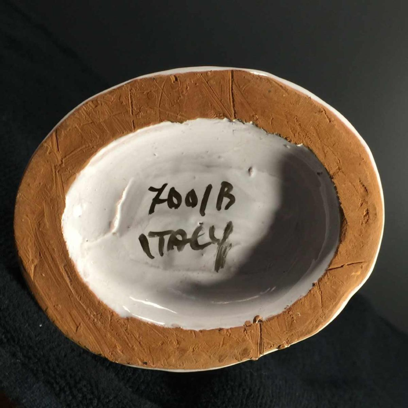 Sculpture italienne représentant médecin, gynécologue obstétricien pédiatre 1970