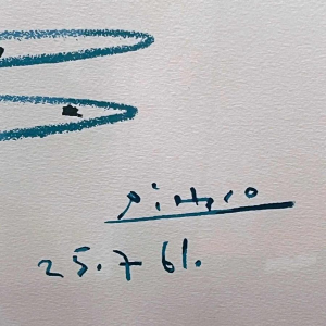 Pablo PICASSO « La Ronde de Paix 25-7-61 » lithographie