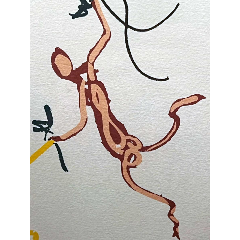 Pablo PICASSO " La Ronde de Paix 25-7-61 " litho