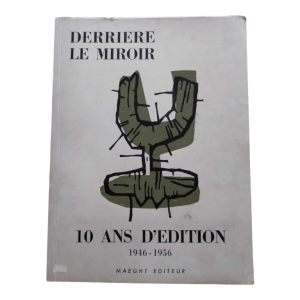Derrière Le Miroir n° 92-93, Dix ans d'édition, Parijs, Editions Maeght, 1956