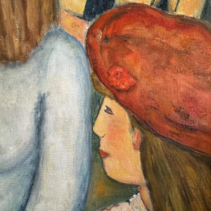 Marcel HOCQ « The bride » painting oil on canvas