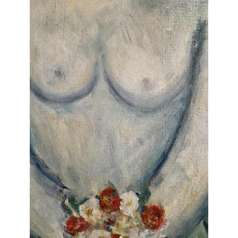 Marcel HOCQ «De bruid » schilderij olie op doek