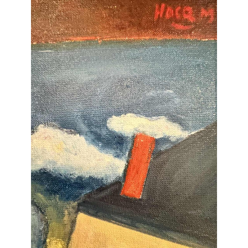 Marcel HOCQ «De bruid » schilderij olie op doek