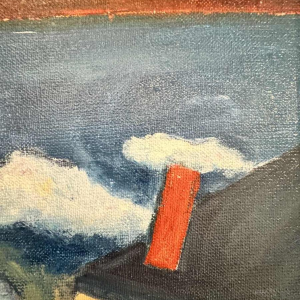 Marcel HOCQ « La promise » peinture huile sur toile