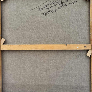 Marcel HOCQ (1933-2021): "Les mariés» peinture huile sur toile