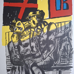 Fernand LEGER - La Ville - Affiche lithographique (d'après), Mourlot impression 1959 Fernand LEGER - La Ville - Affiche lithographique (d'après), Mourlot impression 1959
