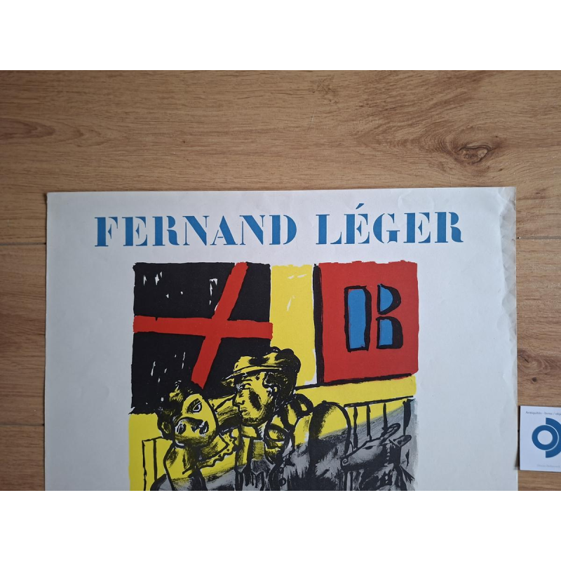 Fernand LEGER - La Ville - Affiche lithographique (d'après), Mourlot impression 1959 Fernand LEGER - La Ville - Affiche lithographique (d'après), Mourlot impression 1959
