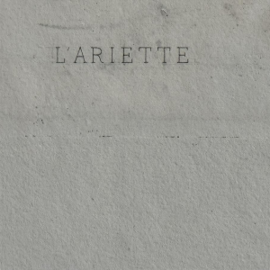 Félicien ROPS with the pseudonym P. Niederkorn “L’ariette” 1874 Félicien ROPS with the pseudonym P. Niederkorn “L’ariette” 1874