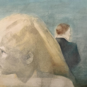 Lilian Van Damme "Indoctrinatie 2 - Endoctrinement 2» peinture sur toile, 1977 Lilian Van Damme "Indoctrinatie 2 - Endoctrinement 2» peinture sur toile, 1977