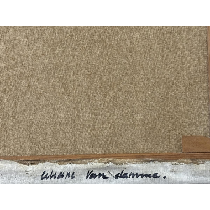Lilian Van Damme "Indoctrinatie 2 - Endoctrinement 2» peinture sur toile, 1977 Lilian Van Damme "Indoctrinatie 2 - Endoctrinement 2» peinture sur toile, 1977