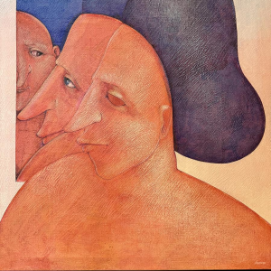 Simone TOUSSAINT «Pensées vagabondes» tableau acrylique sur toile Simone TOUSSAINT «Pensées vagabondes» tableau acrylique sur toile