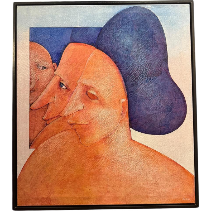 Simone TOUSSAINT “Wandering Thoughts” acrylverf op canvas Simone TOUSSAINT “Wandering Thoughts” acrylverf op canvas