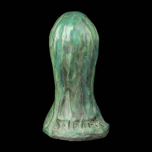 Charles Delporte 'Bust of a young woman' sculpture in composite materials