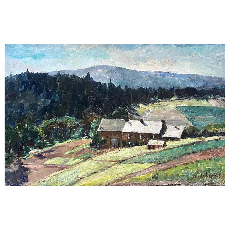 Marcel De LINCÉ « Paysage » huile sur panneau Marcel De LINCÉ « Paysage » huile sur panneau