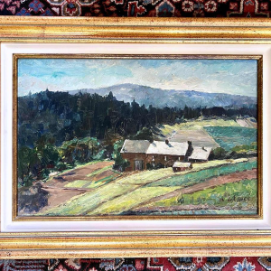 Marcel De LINCÉ « Paysage » huile sur panneau Marcel De LINCÉ « Paysage » huile sur panneau