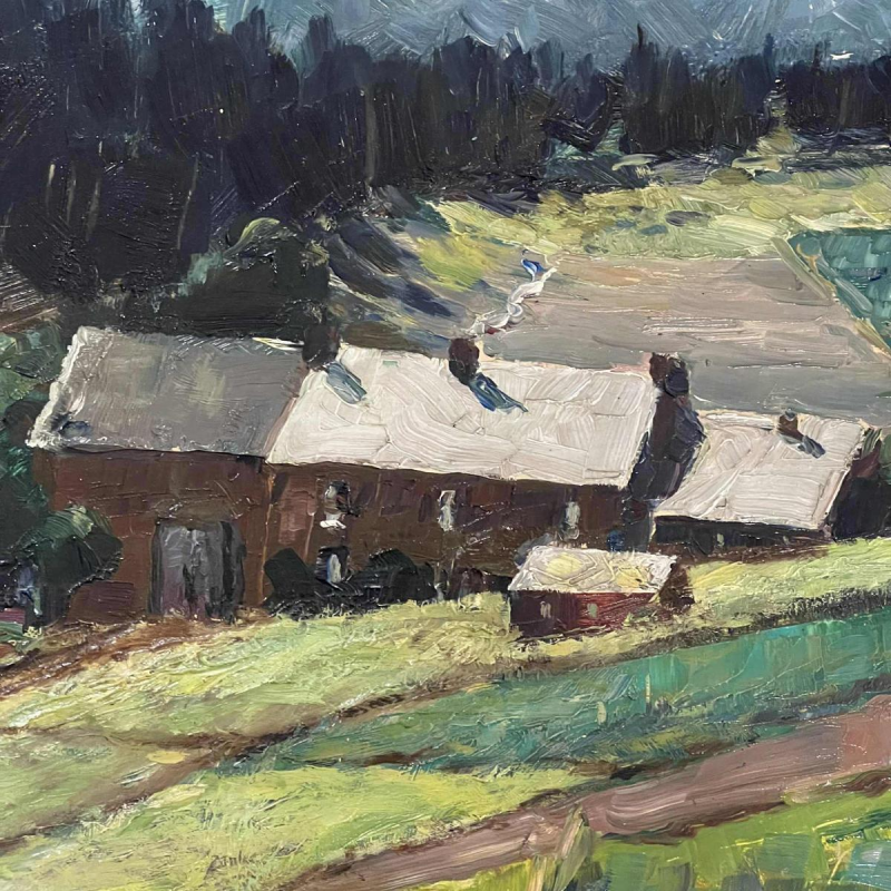 Marcel De LINCÉ “Landscape” oil on panel Marcel De LINCÉ “Landscape” oil on panel